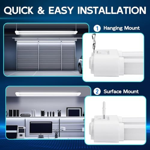 hykolity LED Shop Light 4FT 44W (300W Equivalent), 4600LM 5000K Daylight - Image 3
