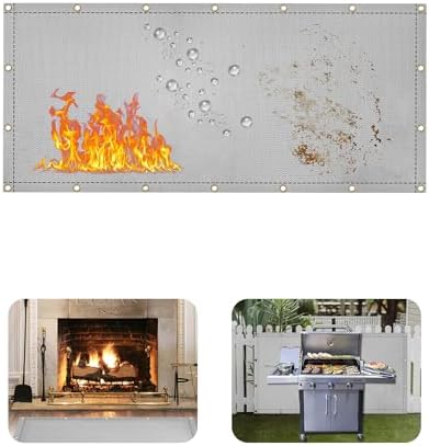 3' X 6' Grill Heat Shield for Deck Railing, Fireproof Heat Shield for Grill by Unknown