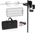 onlyfire Outdoor Spit Rotisserie Open Flame Camping Grill by onlyfire