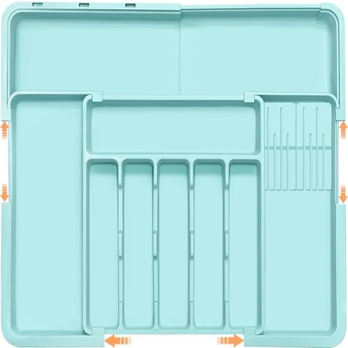 Homecor Silverware Organizer - Expandable Large Kitchen Drawer Organizer by HOMECOR