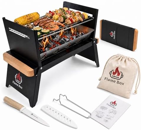 Nomad Portable Charcoal Grill, Ultra-Slim Folding Camping BBQ by Unknown