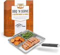 Yukon Glory Compartment Grill Basket, Stainless, Clip-On Handle by YukonGlory