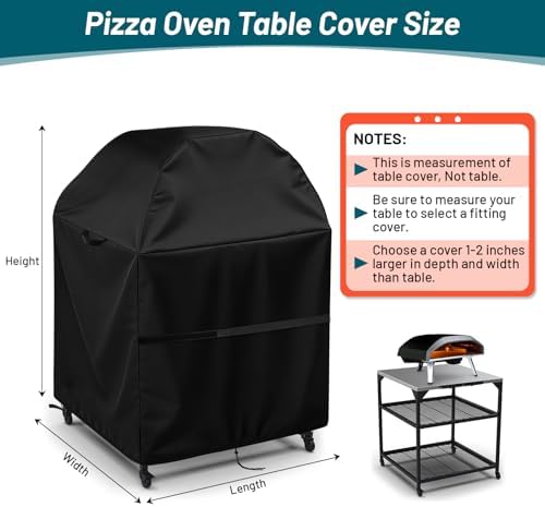 Outdoor Pizza Oven Table Cover 37 Inch for Feasto Movable Pizza Oven Table - Image 2