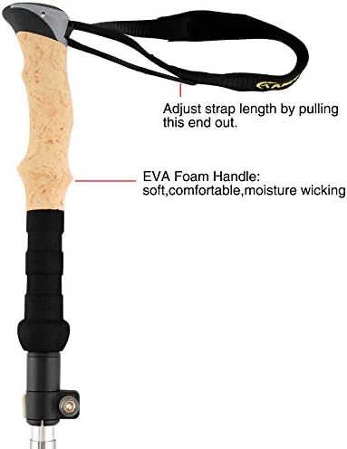 A ALAFEN 7075 Aluminum Collapsible Ultralight Trekking Pole - Image 4