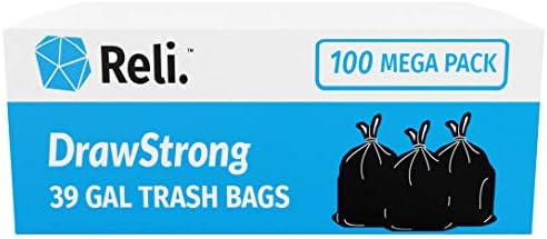 Reli. 39 Gallon Trash Bags, Drawstring - Image 7