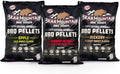 Bear Mountain Apple, Hickory, Gourmet Pellets for Smoker, 20lb Bag, 3-Pack by BearMountainBBQ
