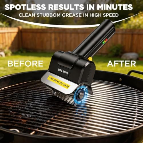 Cordless Electric Grill Brush, Rechargeable BBQ Grill Cleaner for Outdoor - Image 3