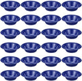 24 Pack 16oz Blue Disposable Plastic Bowls Dessert, Ice Cream, Salad, Soup Serving Cups for Party, Picnic, Food Snacks (Blue) by Unknown
