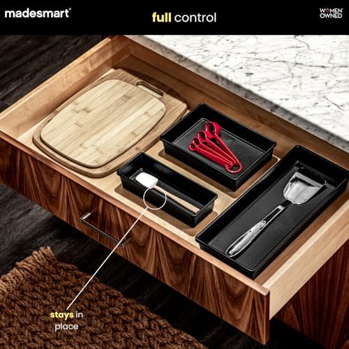 madesmart Classic 10 x 4 Storage Bin, Carbon - Image 2