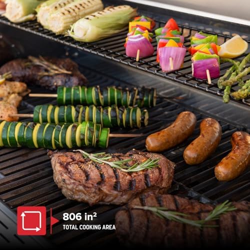 Nexgrill Propane 6-Burner Gas Grill, Stainless Steel Body with Side Burner - Image 3