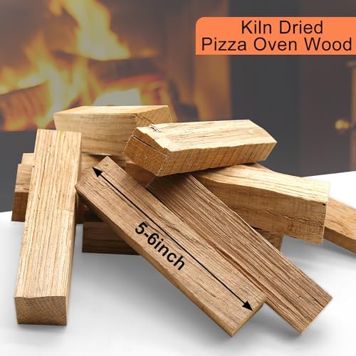 Pizza Oven Wood - Kiln-Dried Oak Wood for Pizza Ovens, 6-Inch Barkless Logs, Ideal for Ooni, Gozney, Solo Stove, and Other Wood-Fired Pizza Ovens, Grills, and Smokers - Approx. 12 lbs - Image 2