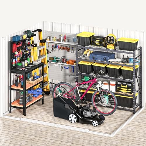 DWVO 7'x5' Large Metal Outdoor Storage Shed, Tool Sheds, Dark Gray - Image 7