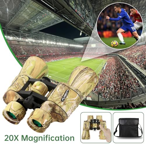 20x50 High Powered Binoculars for Adults, Waterproof Binoculars with Low Light Vision for Bird Watching Hunting Camping Travel Cruise Hiking Sports Stargazing, Birthday Gifts for Men - Image 7