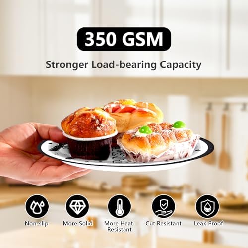 50Pcs Volleyball 2026 Graduation Heavy Duty Paper Plates 9 Inch - Image 2