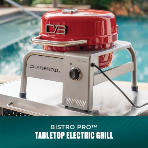 Charbroil Bistro Pro | Portable Electric Grill | Portable Grill | Red - Image 2