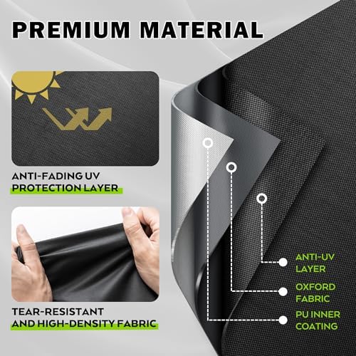 Griddle Cover for Charbroil 28" XL Performance Series 3-Burner Grill, Flat Top Grill Cover for Charbroil 28in Propane Gas Griddle 463258924 All Weather Protective Cover - Image 3