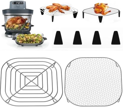 2PCS Crisper Stainless Steel Rack Compatible with Ninja Crispi Pro AS101 by HOMELYLIFE