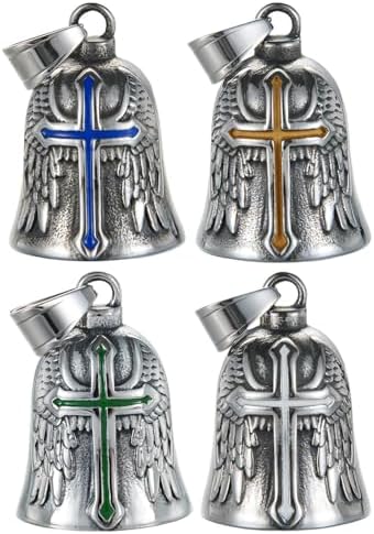Motorcycle Bell Guardian Angel Gremlin Lucky Charm Gift For Riders by CTZSRGuardianAngelGoodLuckBells