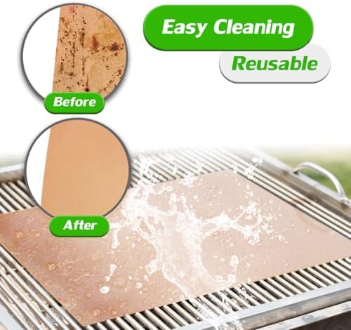 Copper Grill Mats for Gas Grill, Set of 7, 15.75 x 13 Inch - Image 5