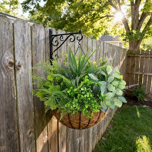 Hrobek Outdoor Faux Plants UV Resistant Fake Greenery for Outside Planter - Image 4