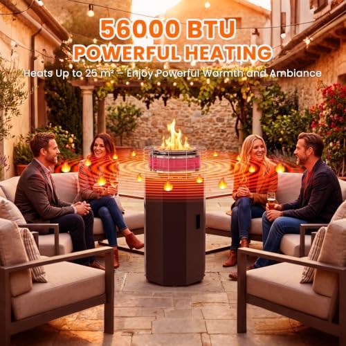   DoCred 34.8" H Outdoor Patio Heater - Image 3