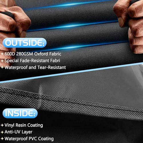 Grill Cover for Traeger Westwood XL Grill Parts BAC861P Full Length Covers Wood Pellet Smoker Replacement Parts TFB82YLJU 600D Waterproof Outdoor BBQ Grilling Accessory - Image 4