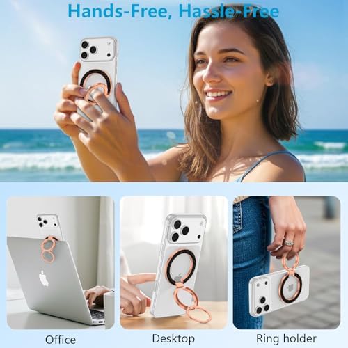 Magnetic Phone Ring Grip for MagSafe, Dual-Sided Magnetic Phone Ring Holder - Image 6