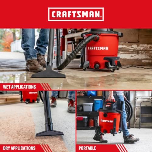 CRAFTSMAN CMXEVBE18590 9 Gallon 4.25 Peak HP Wet Dry Shop Vacuum - Image 4