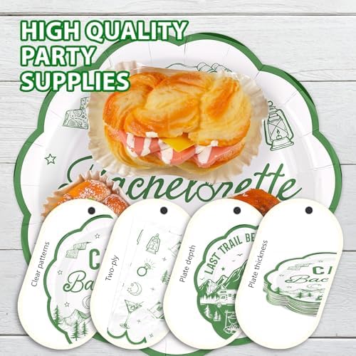 168Pcs Camp Bachelorette Party Decorations Serves 24 - Image 4
