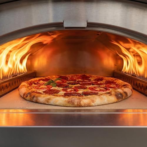 BIG HORN Gas Pizza Oven, Portable Propane Pizza Oven with 15 inch Pizza Stone, Stainless Steel Pizza Maker for Outdoor Cooking - Image 2