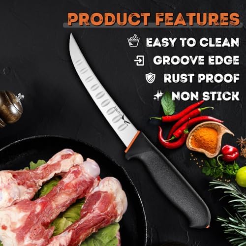 Golden Bird 6 Inch Boning Knife with Flexible Blade - Image 3