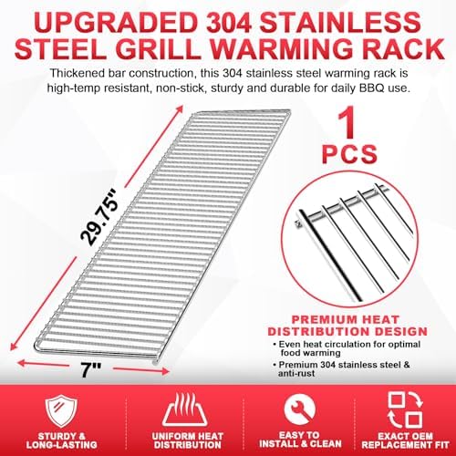 47004 BBQ Warming Rack for Bull 30 Inch 47629 26002 67530 Grill Accessories - Image 3