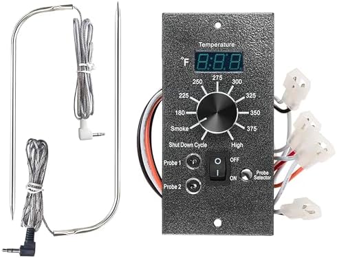 Digital Thermostat Controller for Traeger Pellet Grills, with 2 Meat Probes by YAOAWE