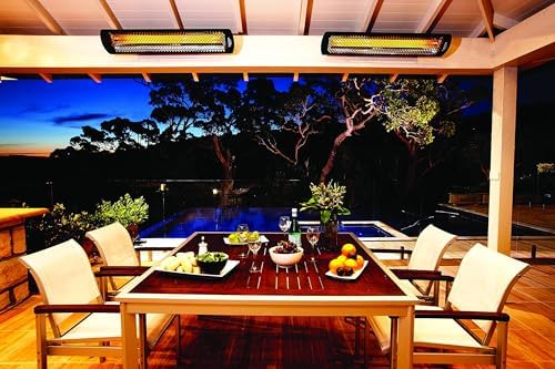 Bromic Tungsten Smart Heat 4000W Electric Patio Heater – Dual Element Infrared, 220V-240V, Black Finish – BH0420032 - Image 6