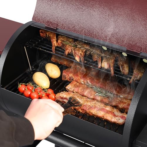 Jocoevol Wood Pellet Smoker Grill Electric Bbq Grills for Backyard Outdoor - Image 2