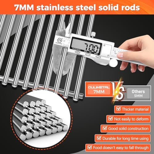 QuliMetal 19.5" Grill Grates for Weber Genesis 300 Series (2007-2016) - Image 3