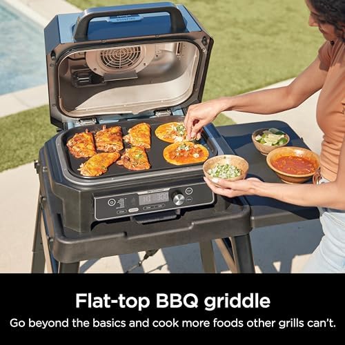 Ninja Woodfire XL Griddle Plate for OG800/OG900, Ceramic, NonStick, Black - Image 2