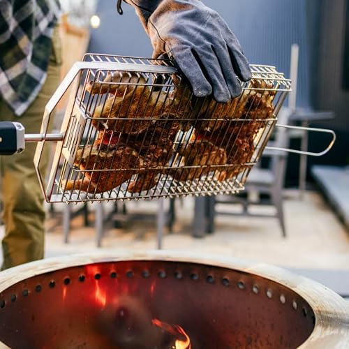 Breeo Rotisserie Flat Basket - Rotisserie Grill Accessory - Image 7