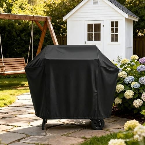 Grill Cover for Nexgrill 29" Barrel Offset Charcoal Smoker Grill - Image 2