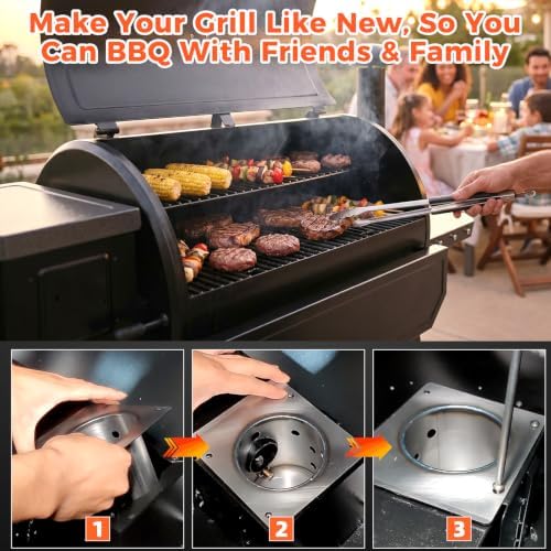 QuliMetal Fire Burn Pot Replacement Parts for Pit Boss Pro 1150 1600 Grills - Image 6