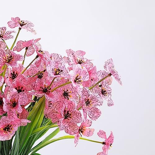 AGIRL Artificial Flowers Outdoor UV Resistant Fake Plant Garden Patio Decor - Image 3