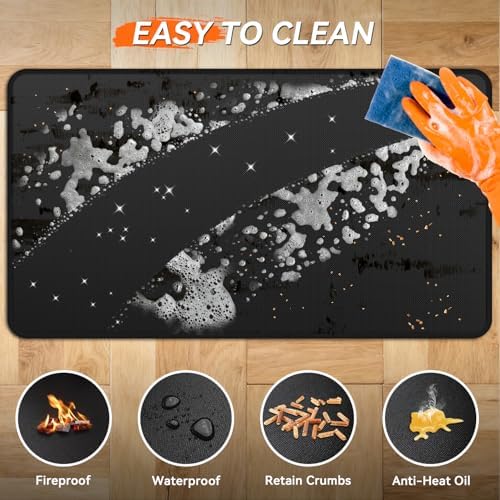 24"x42" Fireplace Mat - Fire Resistant Rug Under Grill Mat - Image 5
