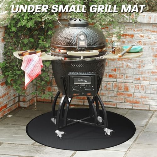 40" Round Fire Pit Mat for Solo Stove & Under Grill Mat for Outdoor Grill - Image 3