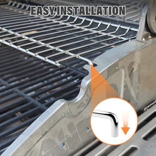 Utheer Warming Rack for Nexgrill 720-0864 720-0864R 2-Burner, Top Rack - Image 5