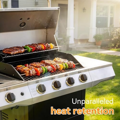463365021 17" Grill Grates for Charbroil Performance 4 Burner 463365522 463366022 463352521 463354021 463350521 Models, Cooking Grates for Char-broil Grill Replacement Parts G426-0004-W1 G426-0005-W1 - Image 4