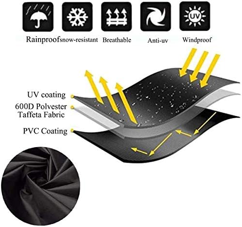 18 Inch Heavy Duty Waterproof UV Resistant Outdoor Grill Cover - Image 4