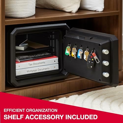 SentrySafe Fireproof and Waterproof Large Safe with Backlit Digital Keypad and Override Key for Passports, Money, Jewelry, 0.81 Cubic Feet, FPW082HTC - Image 6