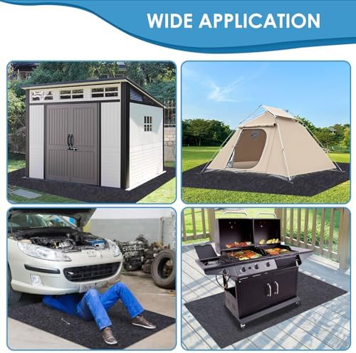 36”×72“inches under grill mats for outdoor grill,BBQ Grilling Gear Waterproof, oil-resistant, deck protector, reusable, fire pit, fireplace,easy to clean,barbecue grill mat - Image 5