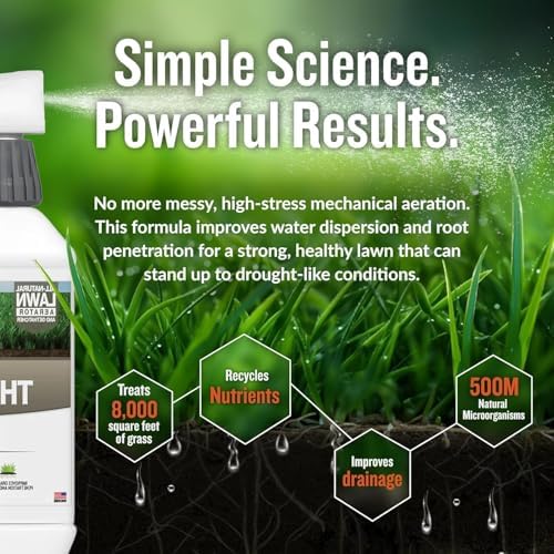 Turf Titan Thatch Buster Lawn Aerator & Grass Dethatcher (1 Gallon) – All-Natural Liquid Soil Loosener & Conditioner for Green Grass – Healthy Soil in 45 Days – Covers Up to 24,000 Sq Ft - Image 6