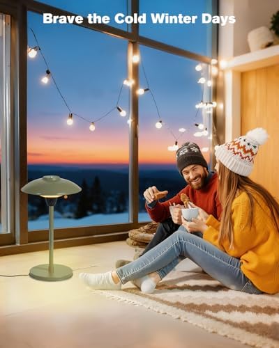 Electric Patio Heater, 1500W Portable Tabletop Infrared Heater - Image 6
